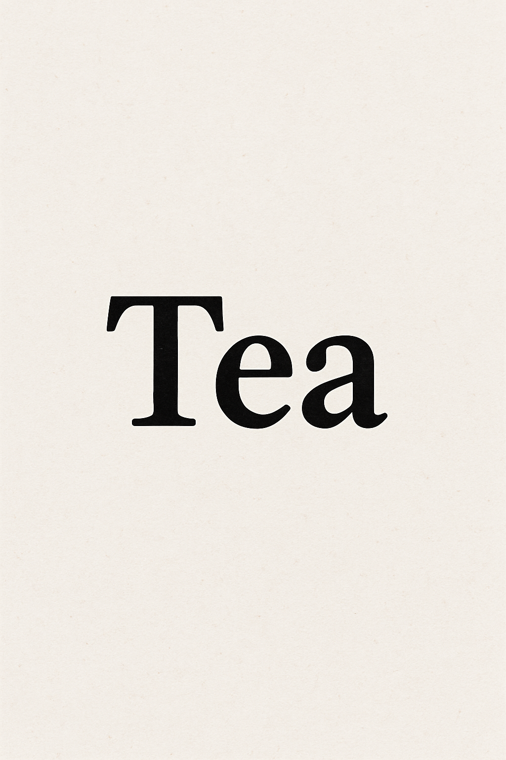 Tea