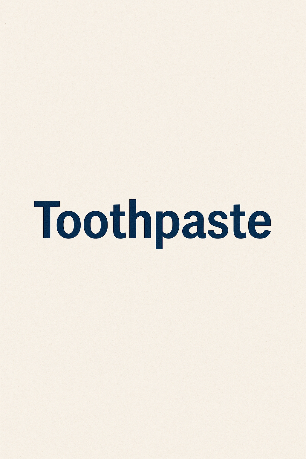 ToothPaste