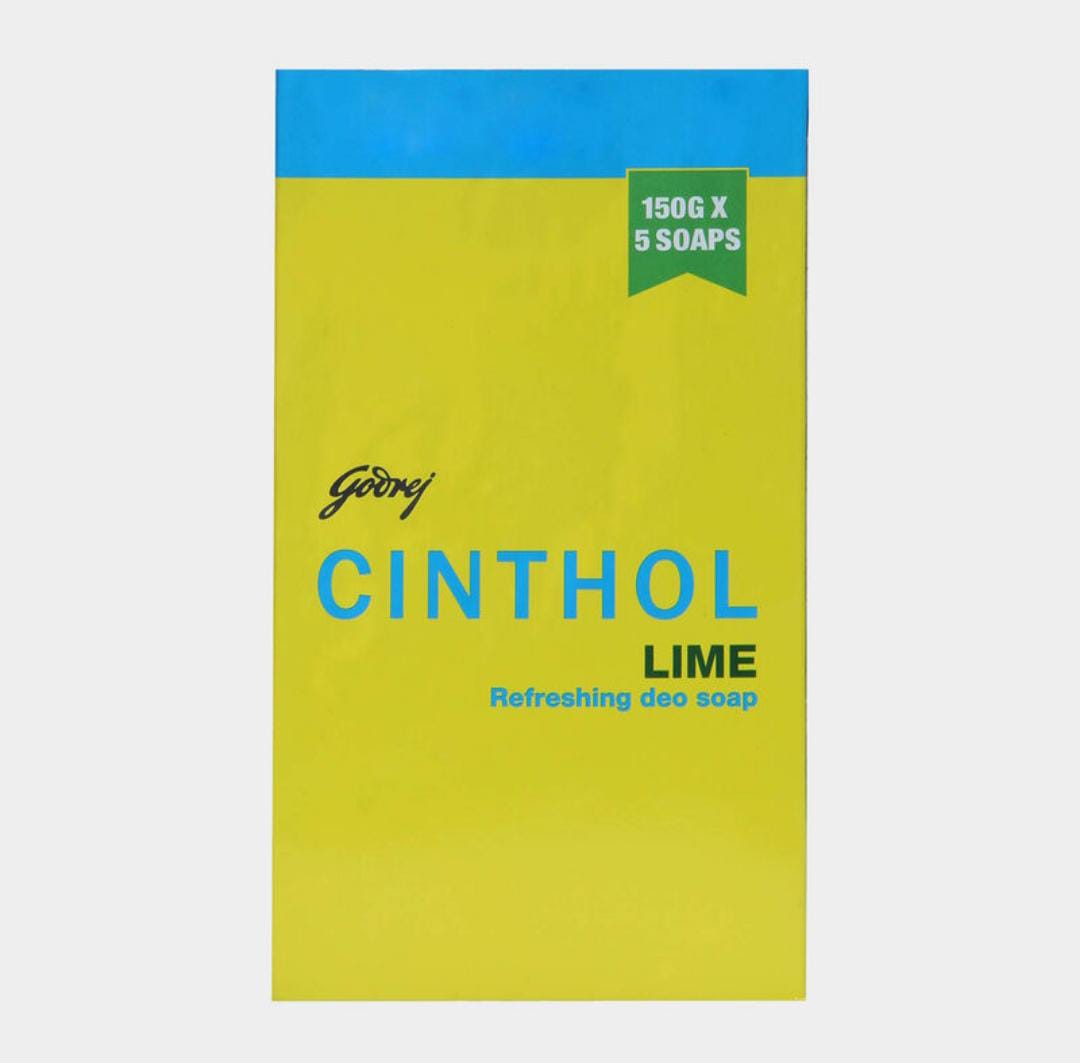 Cinthol Soap (Pack Of 5) 150gm each