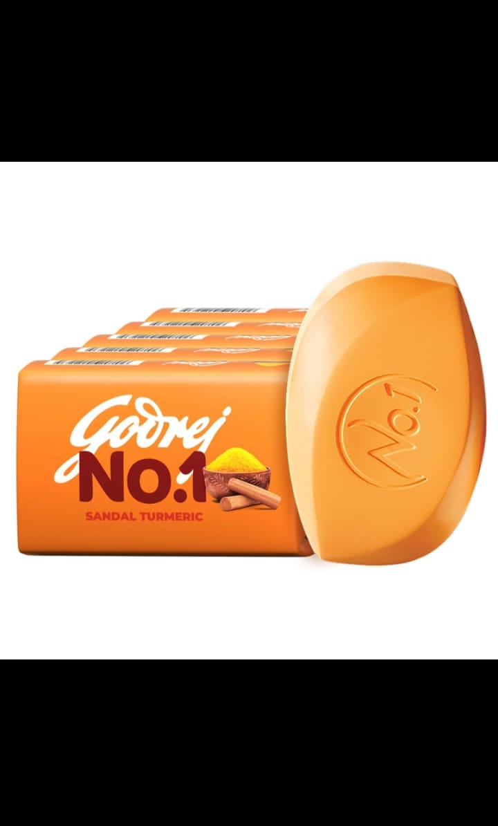 Godrej No.1 soap Sandal Turmeric(Pack of 5)